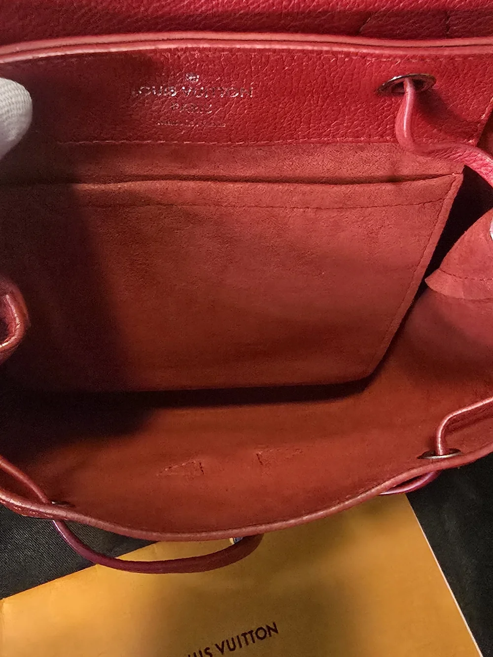 Louis Vuitton Lockme Calfskin Leather Backpack